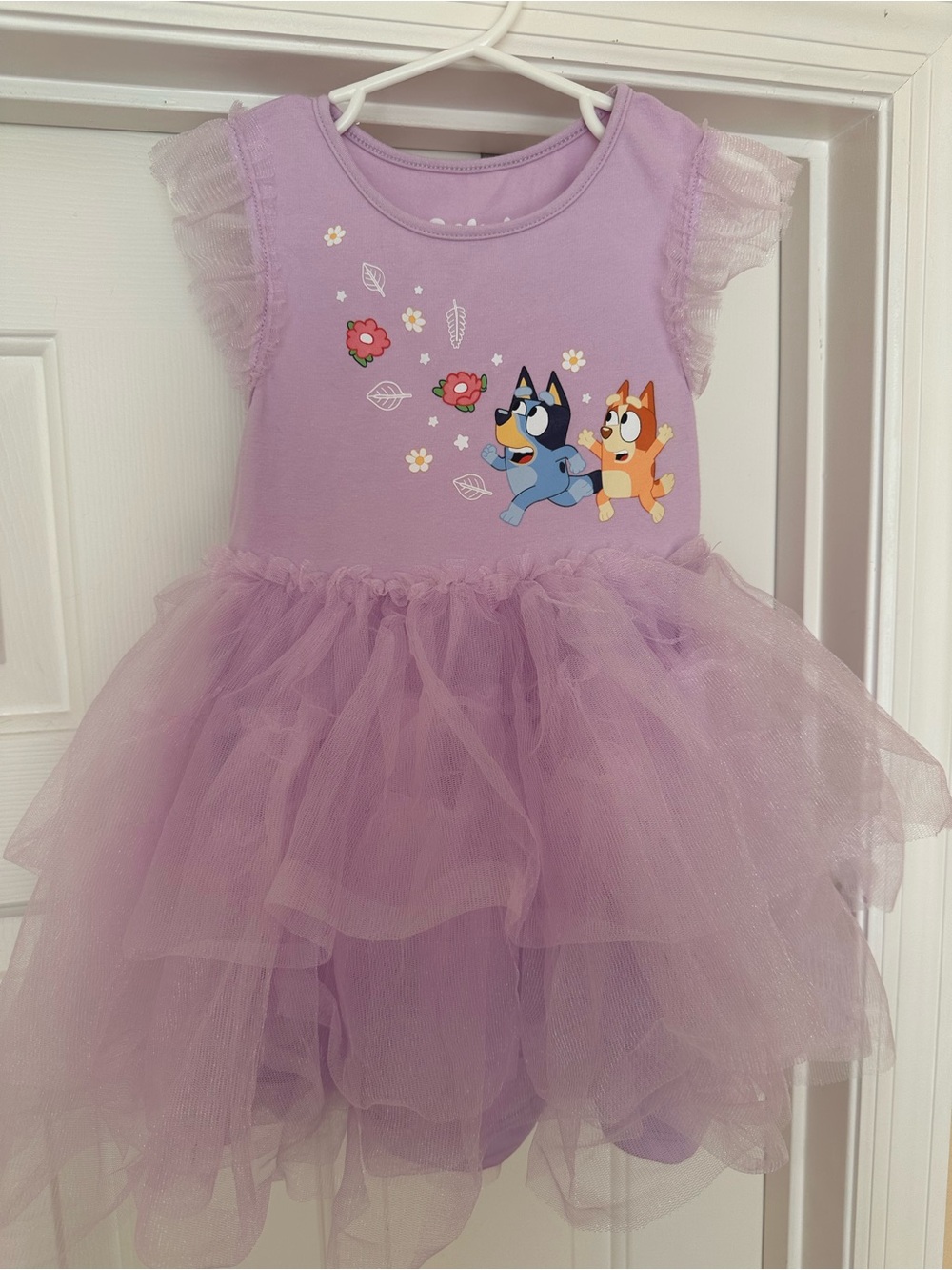 Purple Bluey & Bingo Tutu Dress size 3T